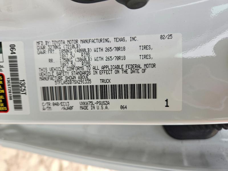 2025 Toyota Tundra SR5