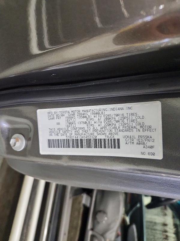 2004 Toyota Tundra SR5