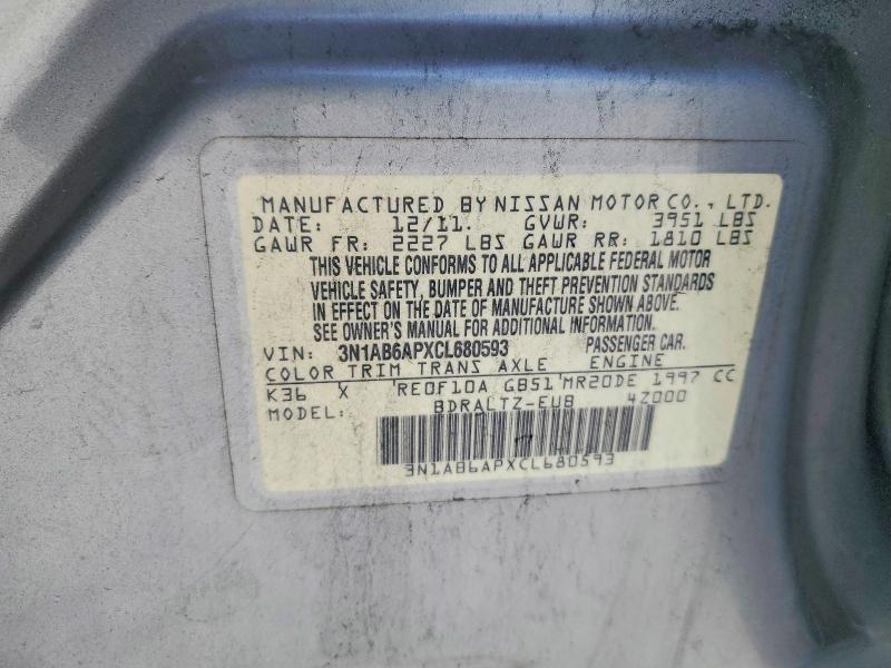 2012 Nissan Sentra 2.0/2.0s/sr/2.0sl