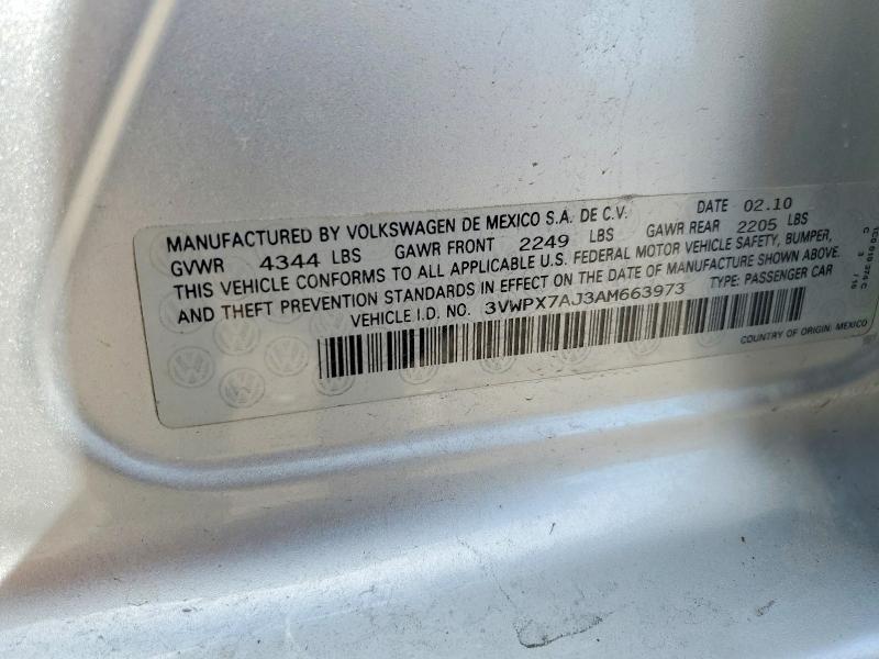 2010 Volkswagen Jetta se