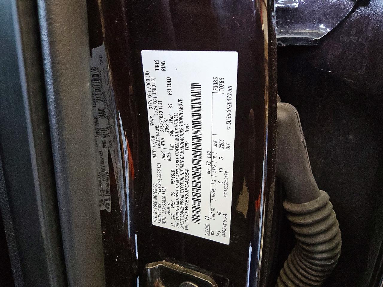 2018 Ford F150 Supercrew