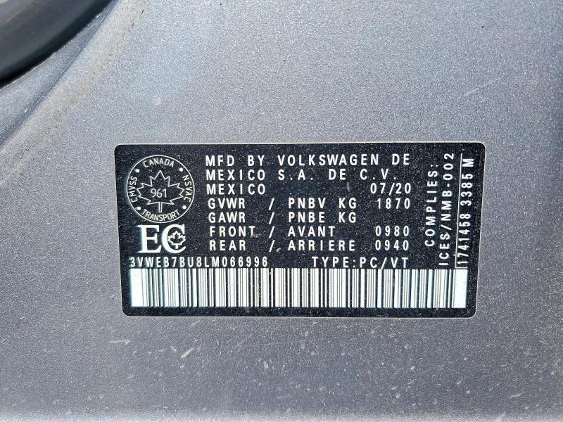 2020 Volkswagen Jetta sel