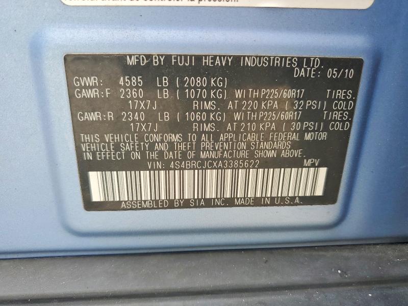 2010 Subaru Outback 2.5i Limited