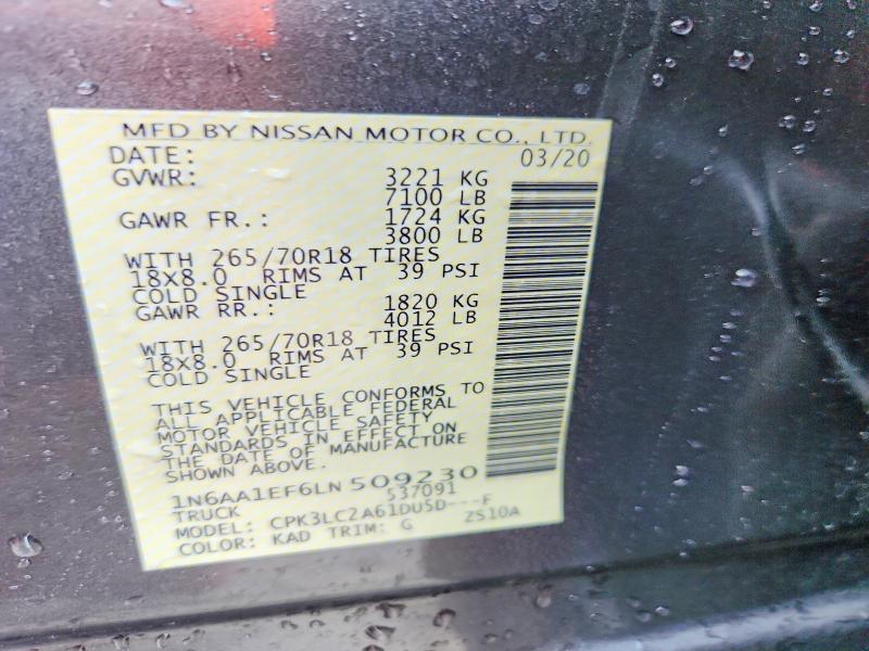 2020 Nissan Titan SV