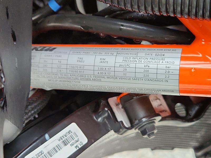 2024 KTM 390 Duke