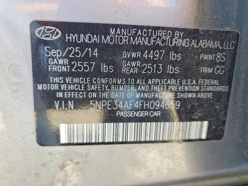 2015 Hyundai Sonata Sport