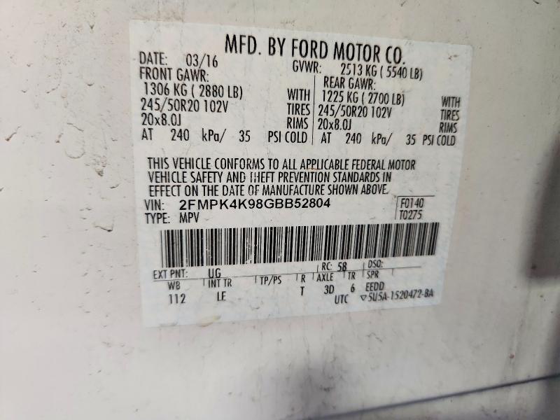 2016 Ford Edge Titanium