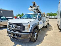 Salvage cars for sale from Copart Elgin, IL: 2019 Ford F550 Super Duty Utility / Service Truck