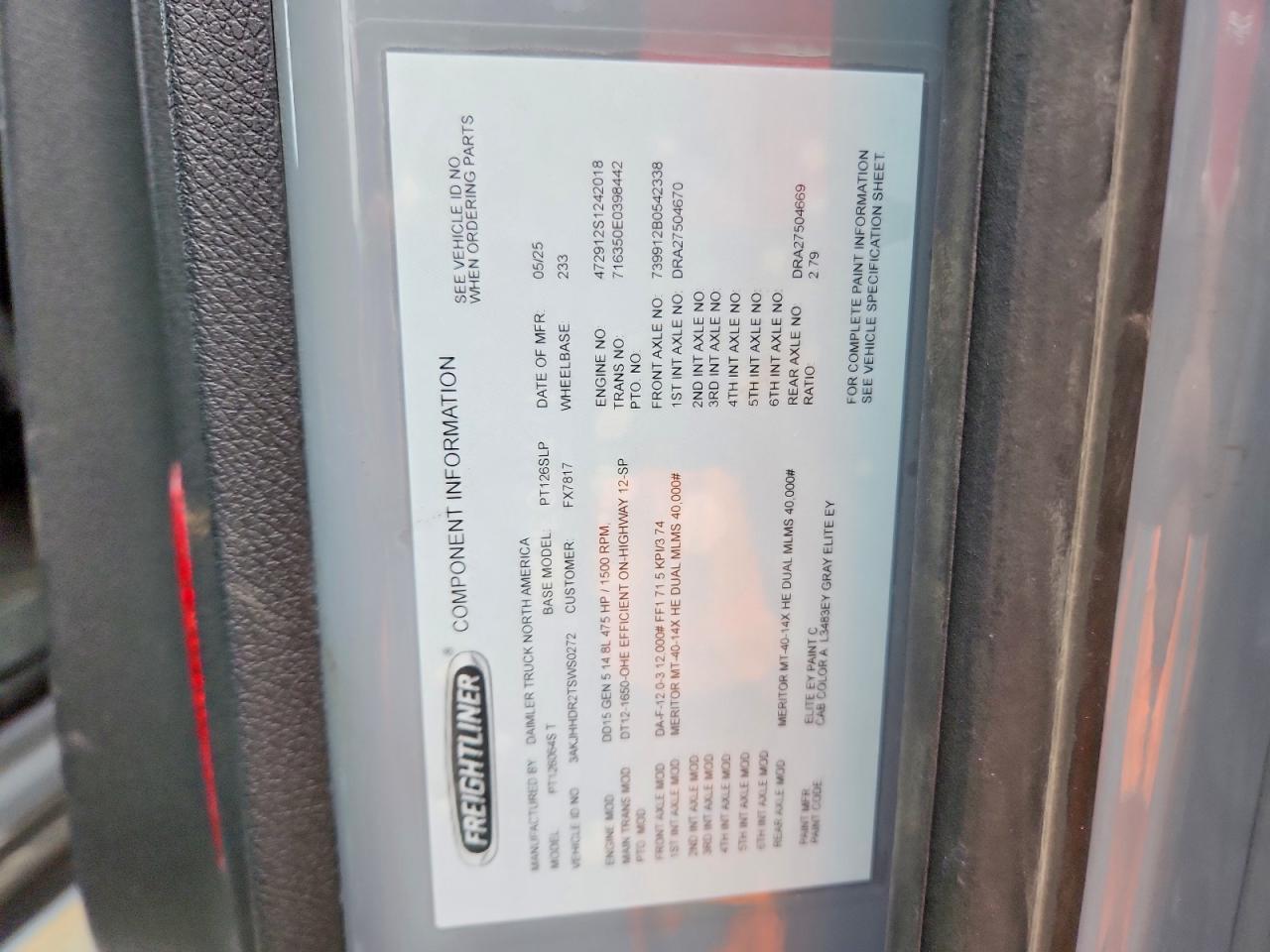 2026 Freightliner Cascadia 126