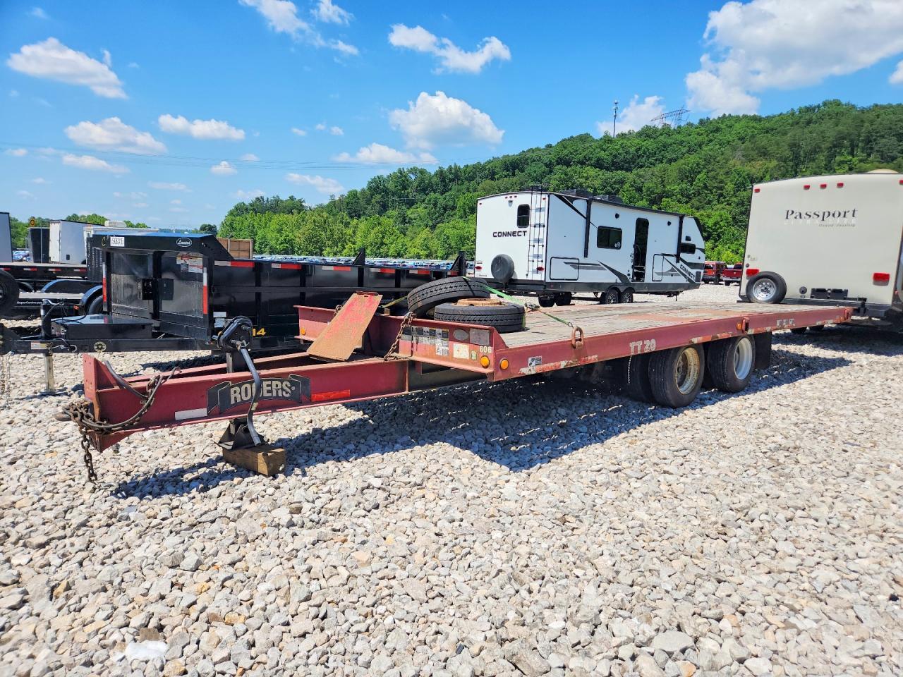 2007 Rogers Lowboy 2007 Rogers Brothers Equipment Trailer