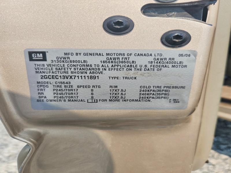 2007 Chevrolet Silverado C1500 Classic Crew Cab