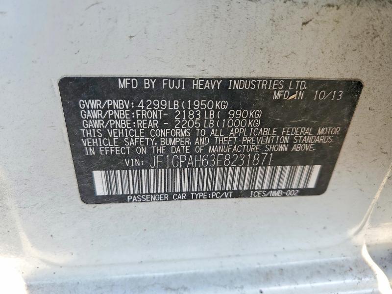 2014 Subaru Impreza Limited