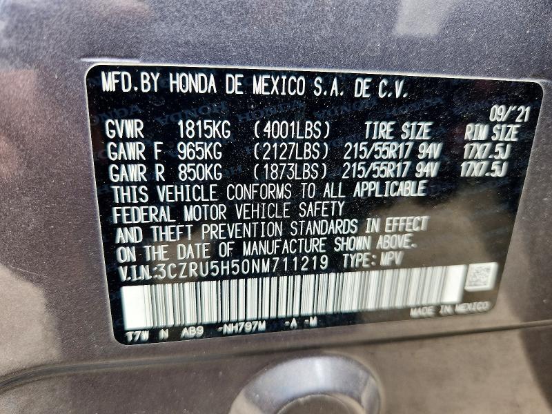 2022 Honda Hr-v ex