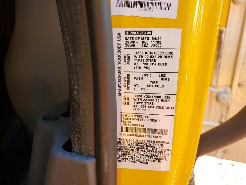 2022 International Mv607 box Truck