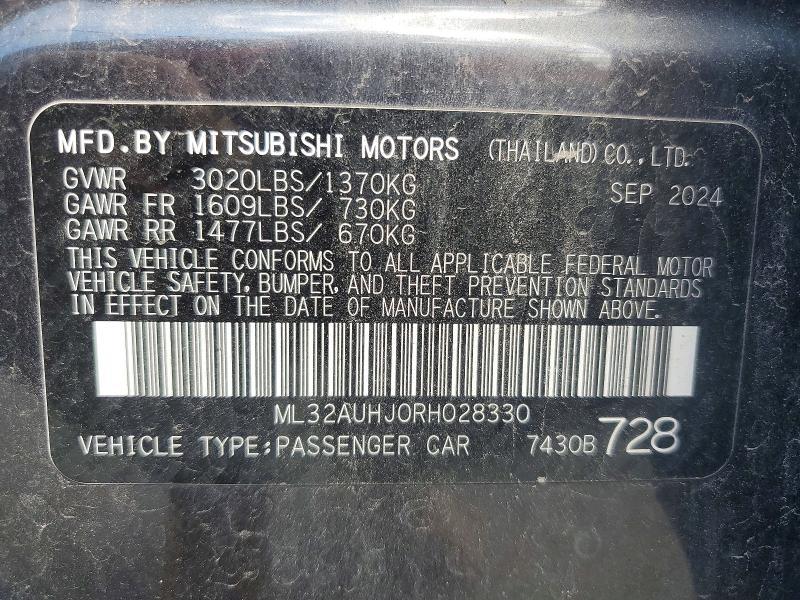 2024 Mitsubishi Mirage es