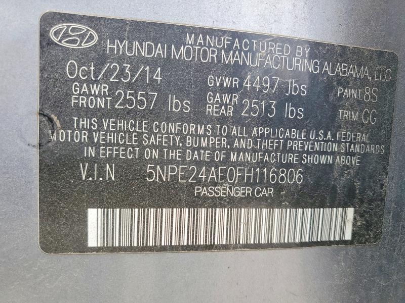 2015 Hyundai Sonata se