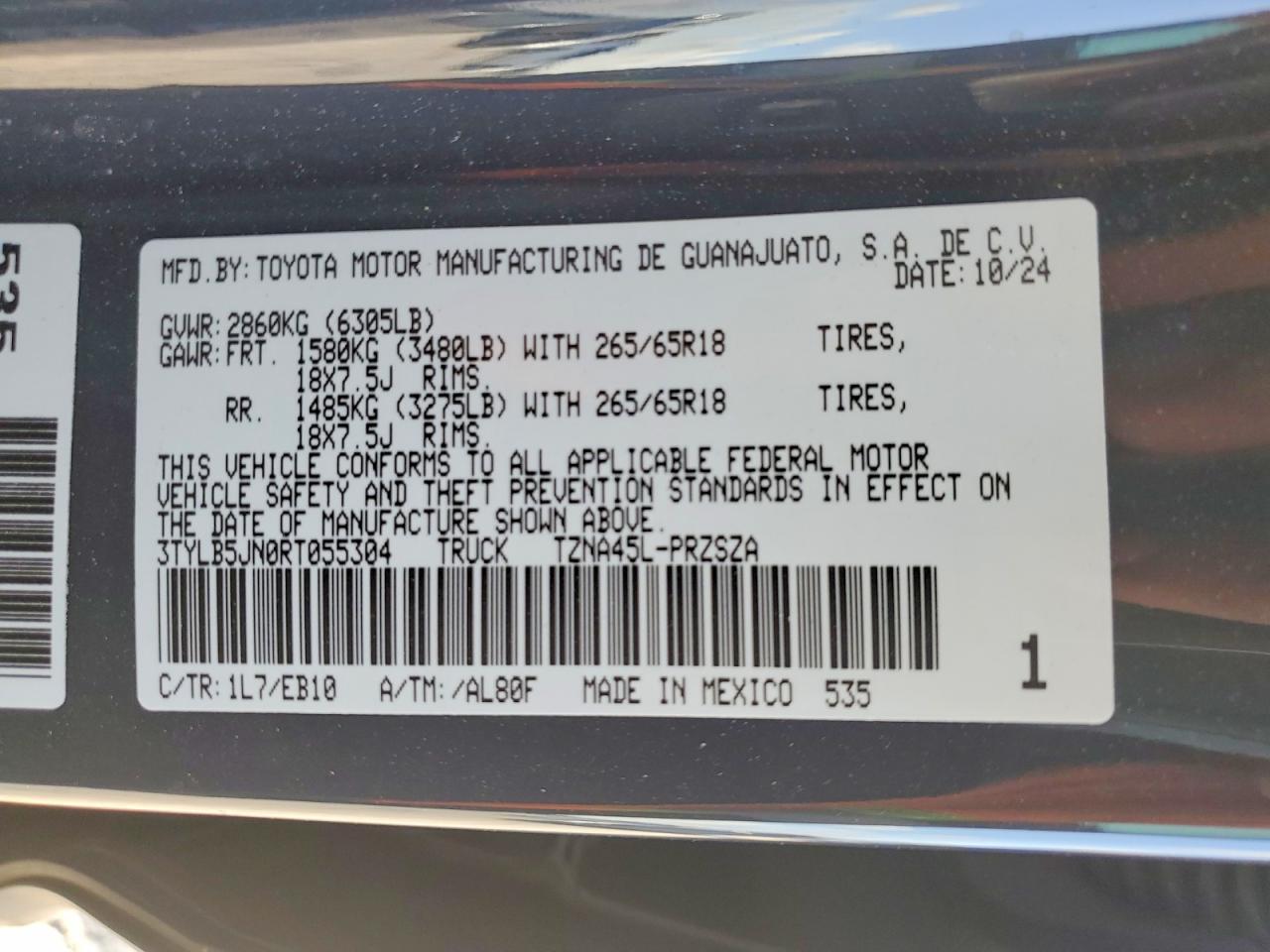 2024 Toyota Tacoma Limited