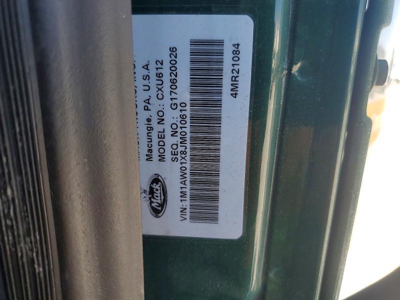 2018 Mack CXU612 Semi Truck