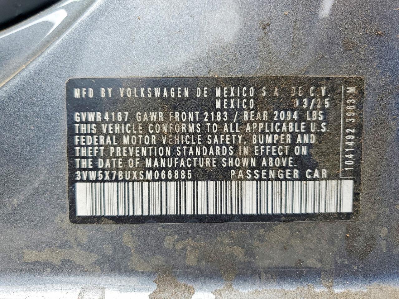 2025 Volkswagen Jetta s