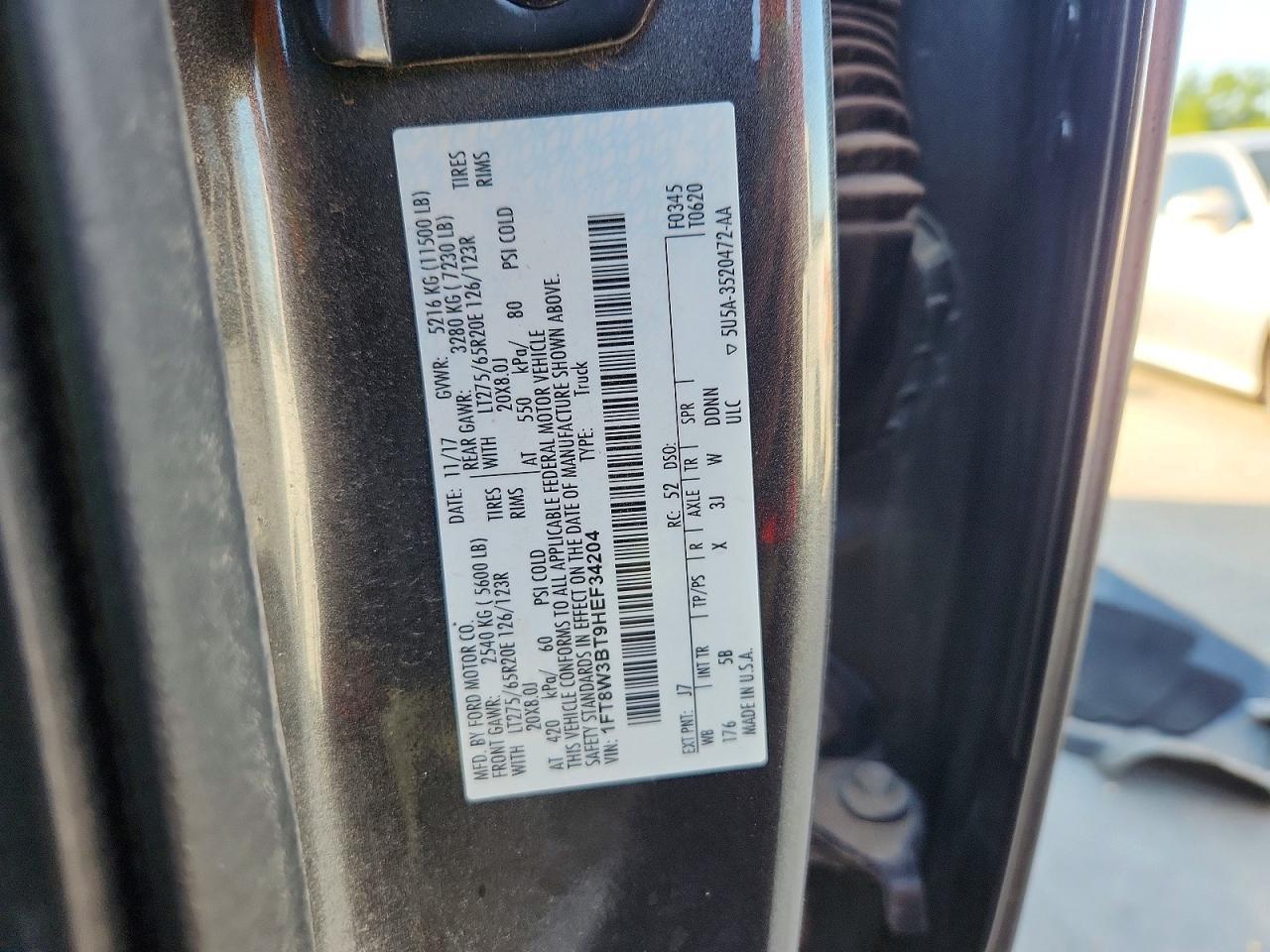 2017 Ford F350 Super Duty