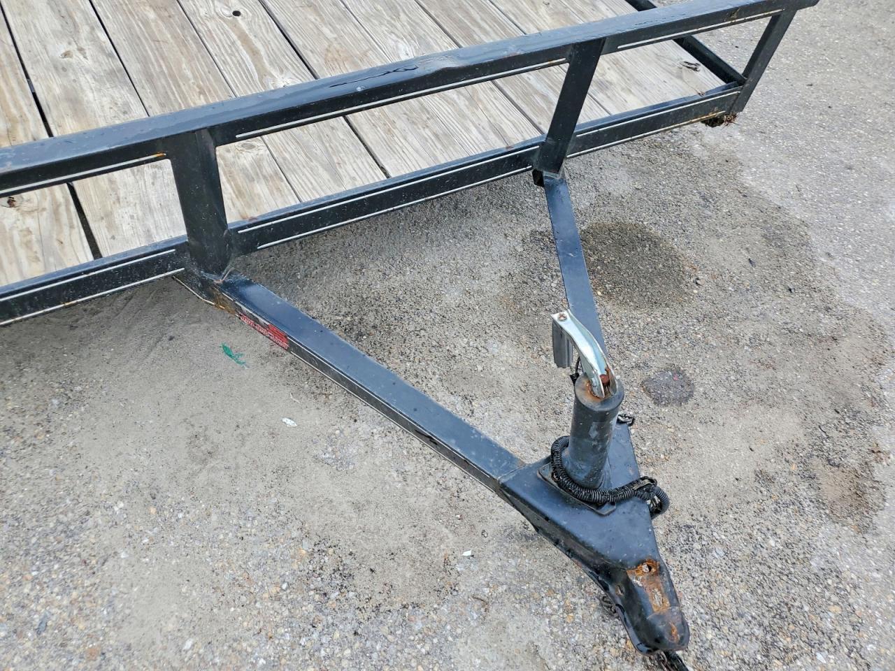 2021 P & T 6X14AFG Utility Trailer