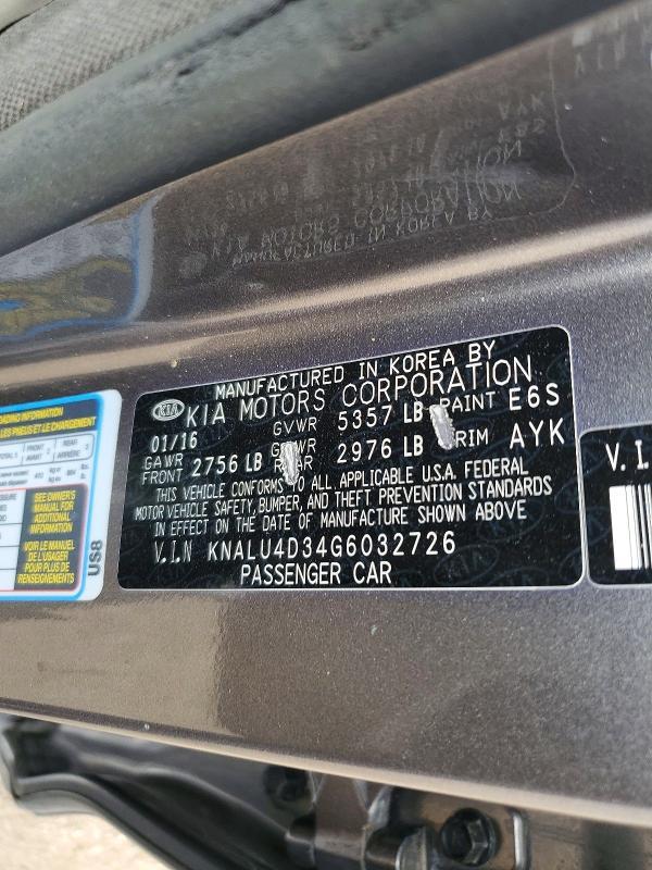 2016 KIA K900 Luxury V6
