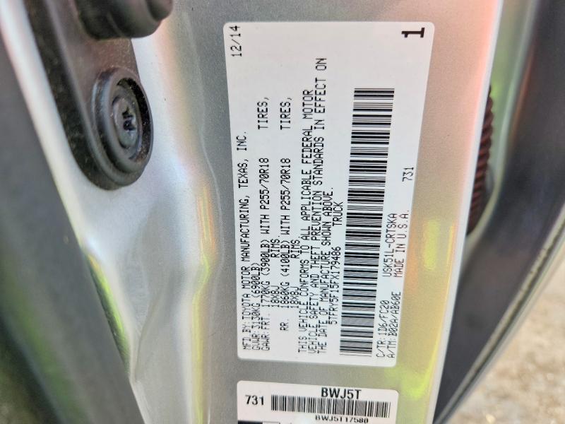 2015 Toyota Tundra SR5