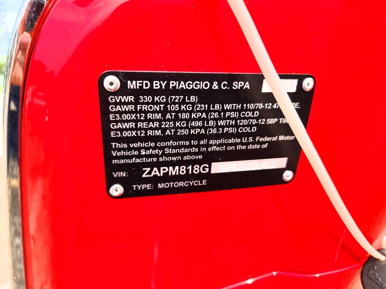 2023 Vespa PRIMAVERA/SPRINT 150