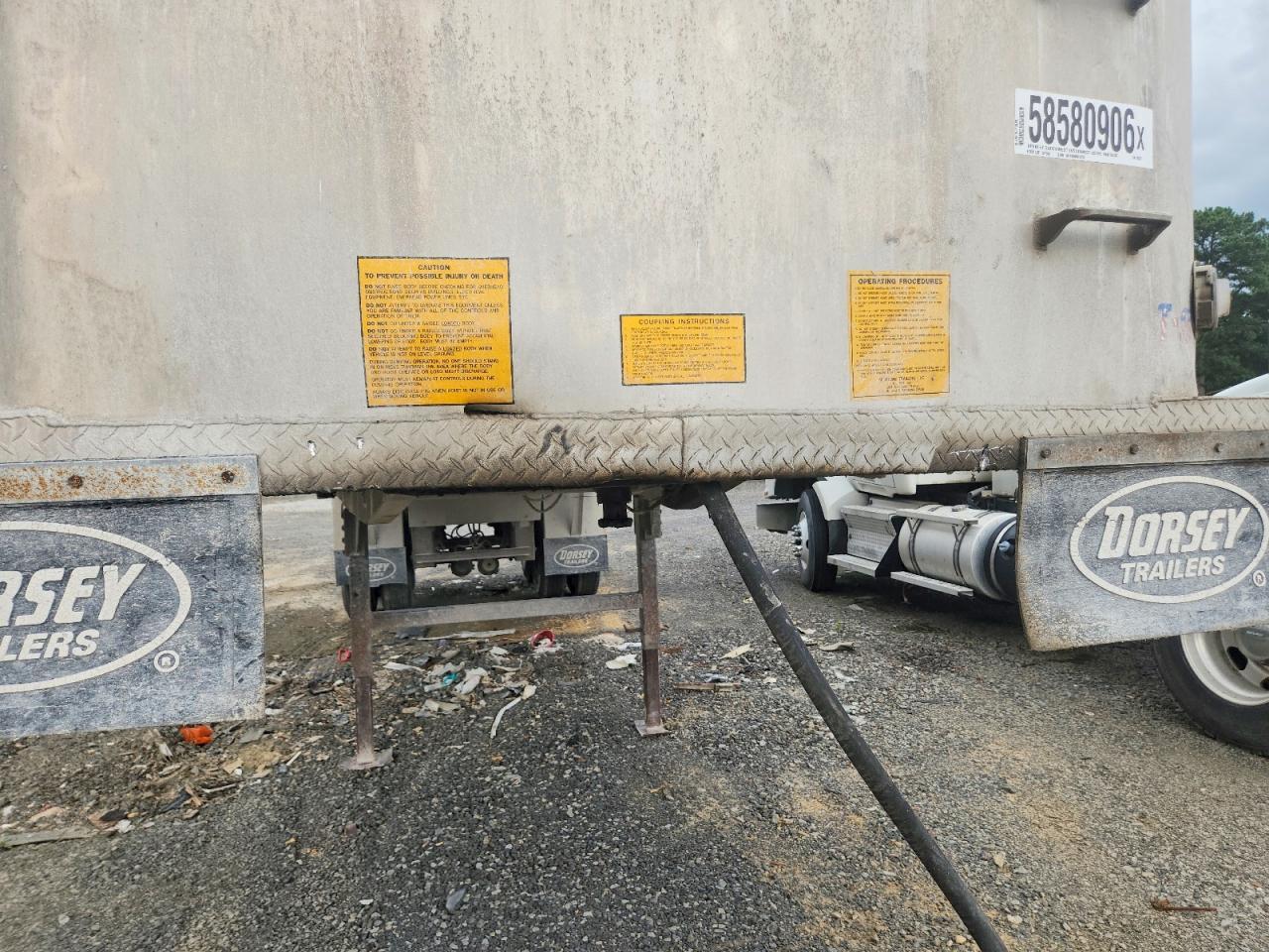 2000 Dorsey Trailers EY ADF2-39-D END Dump Trailer