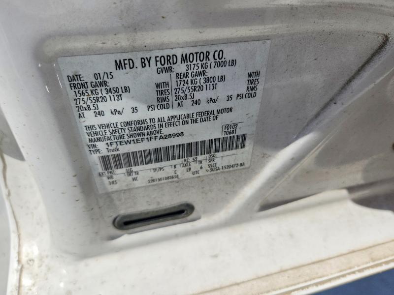 2015 Ford F150 Supercrew