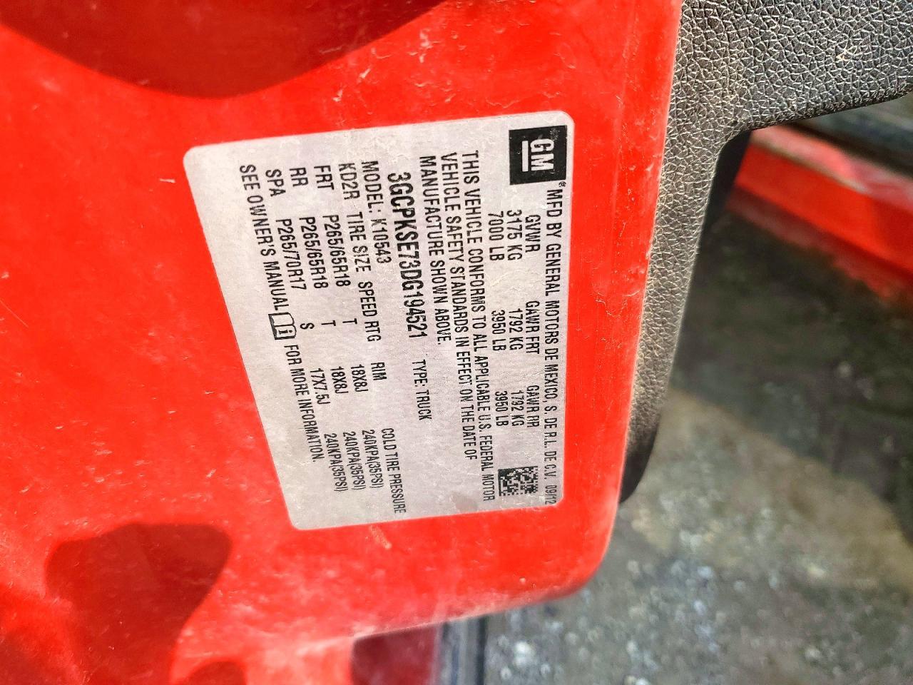 2013 Chevrolet Silverado K1500 LT