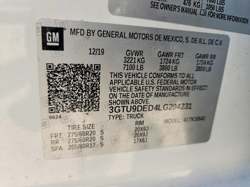 2020 GMC Sierra K1500 SLT