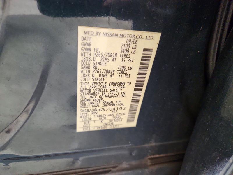 2007 Nissan Armada se ffv