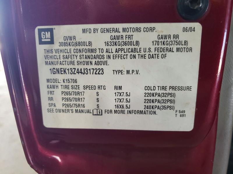 2004 Chevrolet Tahoe K1500