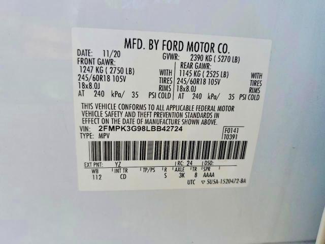 2020 Ford Edge se
