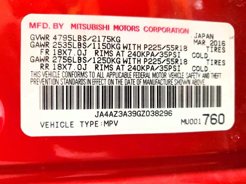 2016 Mitsubishi Outlander se