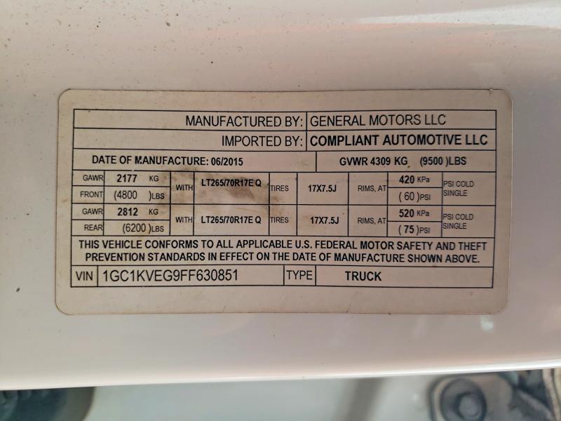 2015 Chevrolet Silverado K2500 Heavy Duty LT