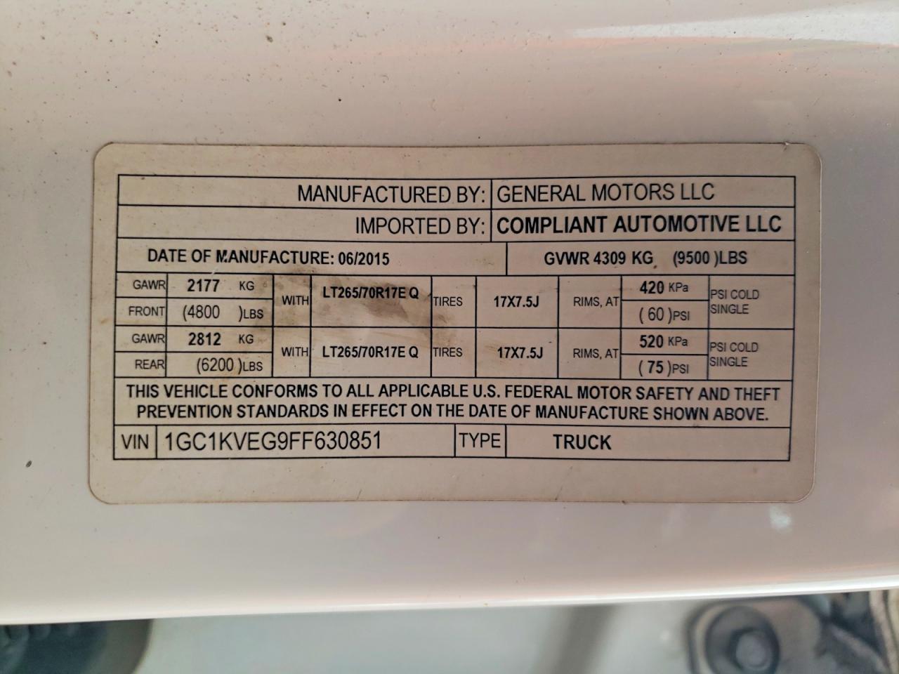 2015 Chevrolet Silverado K2500 Heavy Duty LT