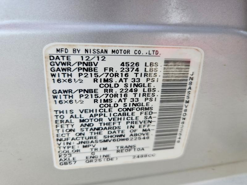 2013 Nissan Rogue s