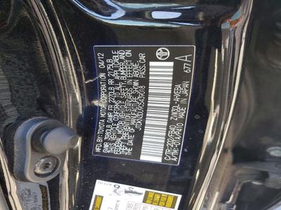 2012 Toyota Prius TWO