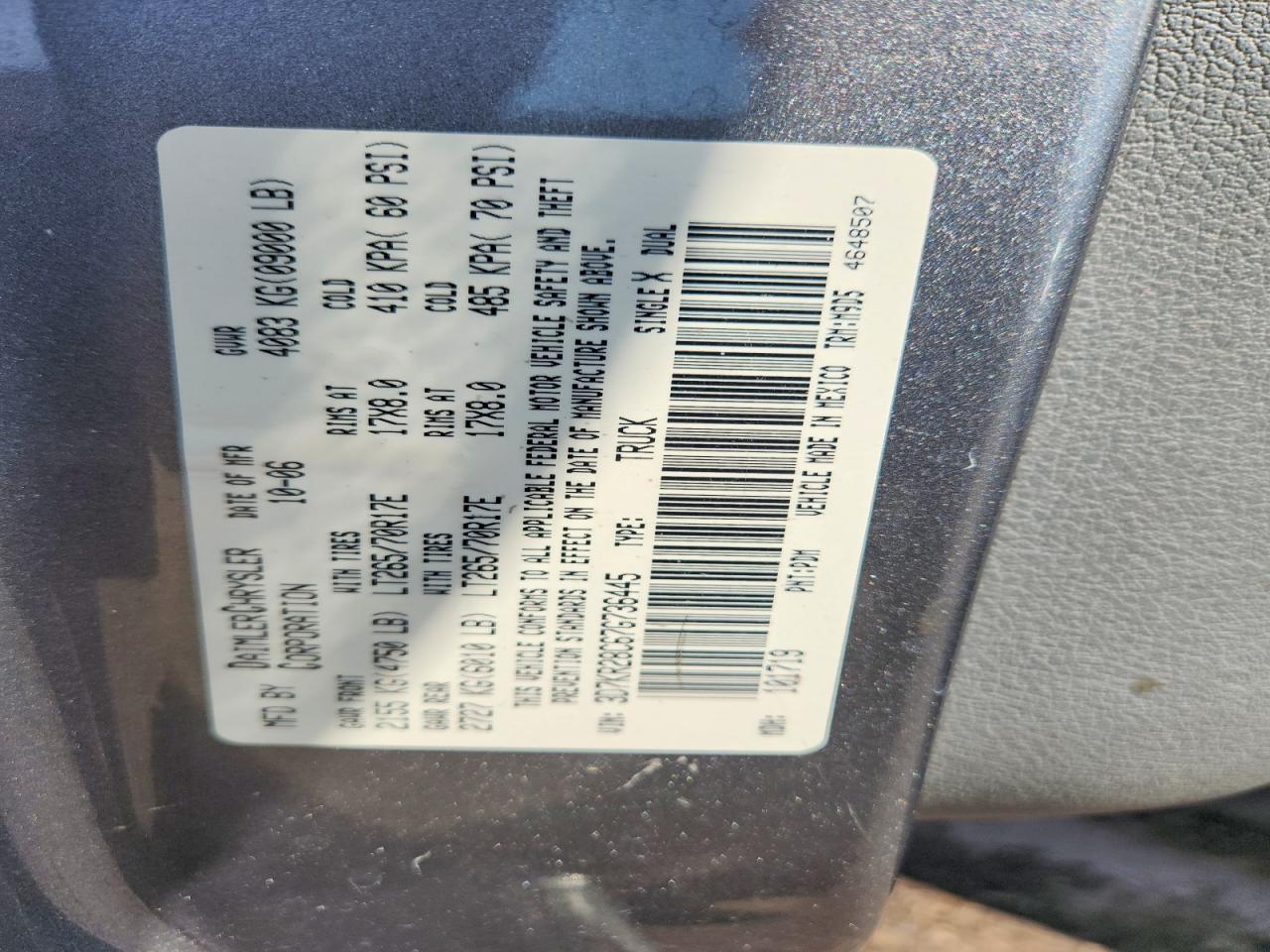2007 Dodge RAM 2500 ST