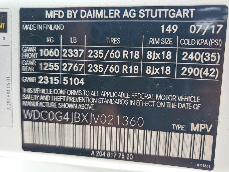 2018 Mercedes-Benz Glc 300