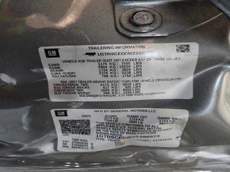 2021 GMC Sierra K1500 Elevation