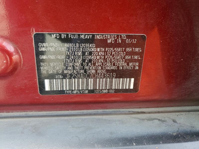 2012 Subaru Forester 2.5x Premium