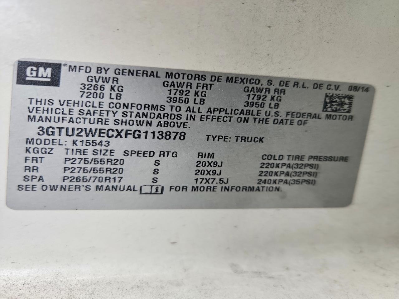 2015 GMC Sierra K1500 Denali