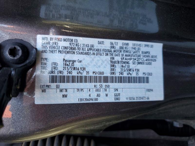 2012 Ford Focus se