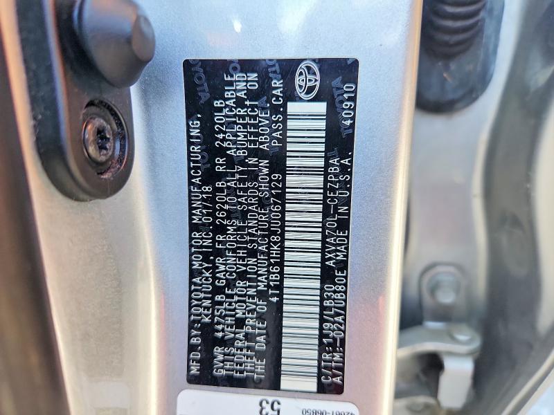 2018 Toyota Camry xse