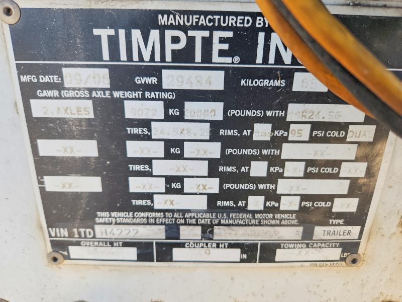 2007 Timpte Te Grain Trailer