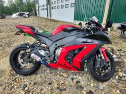 Salvage motorcycles for sale at Candia, NH auction: 2012 Kawasaki ZX1000 J