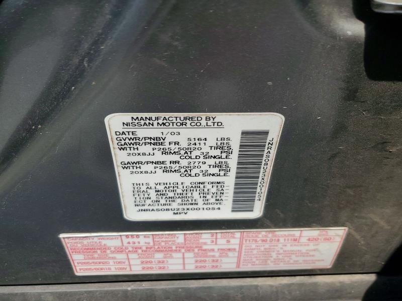 2003 Infiniti Fx35 Base